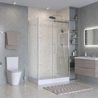 Душевой уголок BELBAGNO MARINO-2-AH-1-140/90-C-Cr